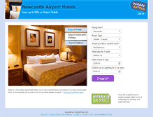 Tablet Screenshot of newcastle.airport-hotels.com