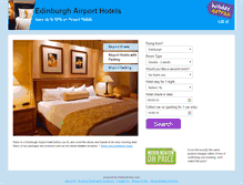 Tablet Screenshot of edinburgh.airport-hotels.com